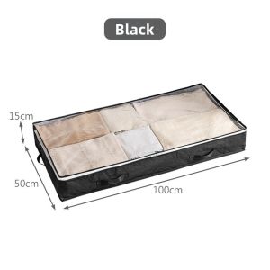 TIANZHENTONGXIU | Foldable Clothes Storage Box for Under Bed Use