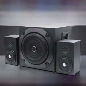 Jubao Wooden Bluetooth Speaker Active 2.1 Desktop Computer TV Sound System Bass Cannon Home Audio Multimedia Soundbox