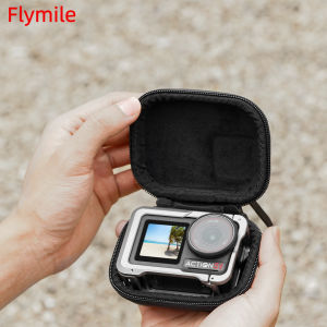 Flymile Mini Bag สําหรับ DJI Osmo Action 5 Pro Cage Storage Case Half Open Quick Release กระเป๋าถืออุปกรณ์เสริม