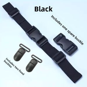 Outdoor Adult Backpack Anti-Slip Pressure Relief Double Shoulder Bag Fixed Buckle Student Bookbag Chest Strap Anti-Fall Detachable Strap