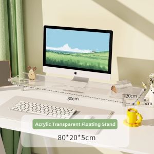 JILAIYAO | Adjustable Computer Monitor Stand Desktop Organizer