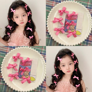 ติ๊กหนีบผมสีชมพูหวานสไตล์บัลเล่ต์สำหรับเด็กผู้หญิง