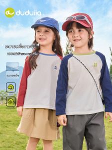 DUDUJIA | Áo Thun Dài Tay Thấm Hút Mồ Hôi 100% Cotton