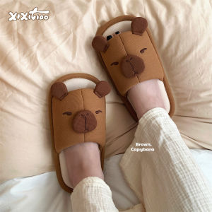 Dép Đi Trong Nhà Bằng Vải Lanh Cotton Mềm Thấm Hút Cho Cặp Đôi Đế Mềm Đế Cao Su Thường Ngày Mùa Xuân Hè Cho Nam Và Nữ