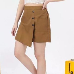 Korean Mini Skirt S M L XL JUMBO - Rok Celana Pendek Wanita Terbaru - Mini Skirt Korean Style JUMBO