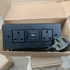 Invisible Internal Retractable Rod Computer Multimedia USB Socket Inward Folding Power Supply Metal 86 Type BQ Brand