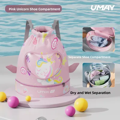 Umay | Waterproof Dry & Wet Separation Backpack for Childrens Swimming