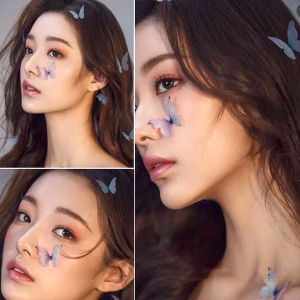 Butterfly Sticker Accessories Eye Corner Makeup Butterfly Bright Diamond Tear Stage Face Decoration C.N.