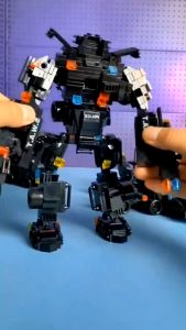 COD 585Pcs Robot Polisi Mainan Brick Blok City Police Vehicle Hawk SWAT Mainan Hadiah Ulang Tahun Mainan Anak