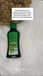 [ Dapat 2 pcs ya ] Lus Ayu Minyak Rambut Kemiri 63 ml + Vitamin E ( Warna Hijau ) 2 pcs Dapat Menumbuhkan dan Memanjangkan Rambut COD - YESS