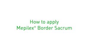 Molnlycke Mepilex Border Sacrum 16X20cm (282050)/22X25cm (282450)