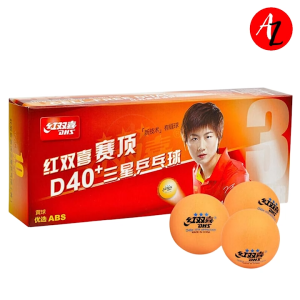 DHS 3-Star 10 Balls Professional Table Tennis Balls Ping Pong Balls