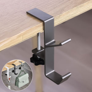 Adjustable Table Side Hook Schoolbag Hanging Hook Multi-Functional Desk Hook Office Home Computer Desk Headphones Holder