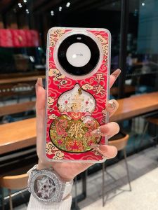 Ins Style Transparent Protective Phone Case for Huawei Mate60 Series Apple 16Promax New Model with Large Hole Frame Design