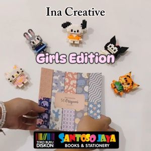 Kertas Lipat INA Girls Edition 16x16 cm - 50 Origami 10 Motif