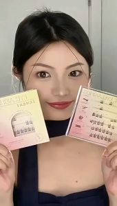 ขนตาปลอม 3D ไม่ต้องใช้กาว มีกาวในตัว ขยายตา ติดทน ใช้ซ้ำได้ 30/36 ช่อ/กล่องเหมาะสำหรับมือใหม่ -684