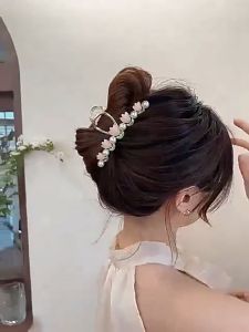 Korean Summer Tulip Flower Hair Clip for Women Girls New Sweet Hair Claws Vintage Clips Geometric Barrettes Gifts
