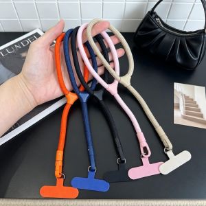 360° Rotating Universal Camera Mobile Phone Lanyard Adjustable Anti-Loss Wrist Strap With Charm Portable Durable Short Style