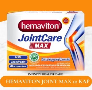 Hemaviton JointCare Max Suplemen untuk Menjaga Kesehatan Persendian isi 1 Box 10 Kaplet