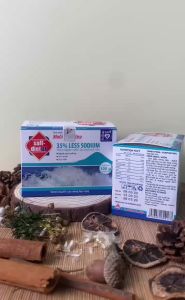 Muối Ăn Ít Natri SALT DIET US – Ăn Ngon Không Lo Cao Huyết Áp Tim Mạch Giải Độc Cơ Thể Hộp 20 Gói