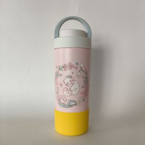 Silicone Cup Holder 420ml Portable Insulated Anti-Fall Protective Base for Travel And Outdoor Activities