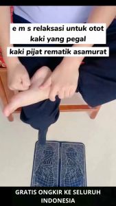 Alat Pijat Kaki Elektrik 8 Mode EMS Terapi Akupuntur Foot Massager