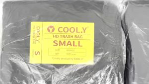COOL Y 100pcs Trash Bag / Garbage Bag (BLACK) Small Medium Large XL 2XL Trash bags