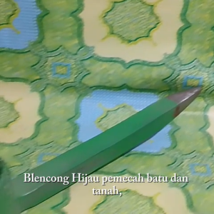 Blencong HIJAU pemecah batu dan tanah