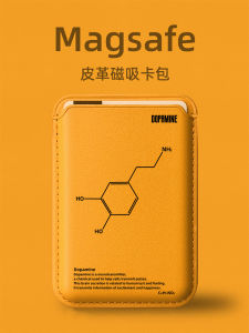 Fulidun Chemical Formula Magsafe Magnetic Attraction Leather Phone Case for Apple 15Promax 2025 New iPhone 16 High-End Accessories