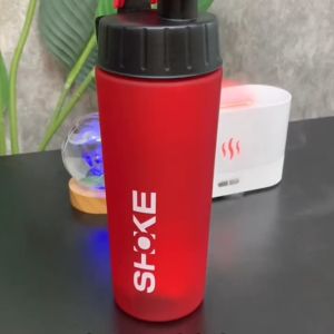 Bình nước thể thao Tritan 02 CLEACCO bằng nhựa Tritan có móc cầm vạch kẻ đo thước thân bình - MVP SPORT