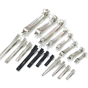 DIY Hair Accessories Kit Electroplated Black Duckbill Clips