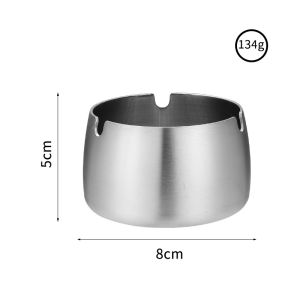 Commercial Creative Windproof Shockproof Metal Thickened Ashtray