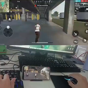 ของขวัญฟรี🎁ซื้อ 1 ส่ง 5 Bluetooth Android/IOS คีย์บอร์ด keyboard คียบอร์ดมือถือ คีย์บอร์ดเกมมิ่ง เมาส์คีย์บอร์ด เกมฟีฟาย Android game