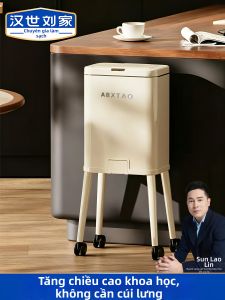 HANSHILIUJIA | Waist-friendly Large-capacity Portable High-legged Trash Bin