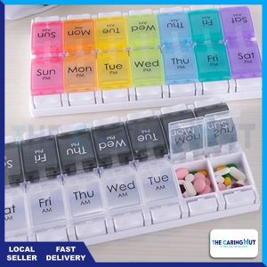 🏅Medicine Case Box Weekly Pill Organizer Box Reminder And Planner Portable Pill Box
