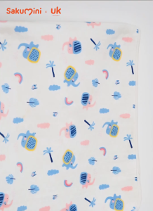 Sakumini Perlak Cot Katun Organik Kedap Air Waterproof Nyaman