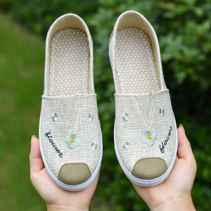 JIFANPAUL | Non-fatiguing Breathable Lazy Slip-on Single Shoes Rubber Sole
