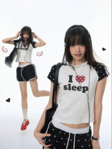 JNXS | Antibacterial Cool Feeling Glitter T-Shirt 10A