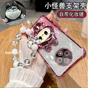 Ultra-Thin Silicone Phone Case for VIVOY300PRO Full Cover Lens Anti-Fall Female Model Popular Bracket Protective Cover