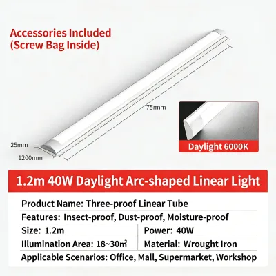 Goldstar LED Tube Light Long LED Strip Light Room Light Dimmable Night Light Cabinet Light Wall Ligh