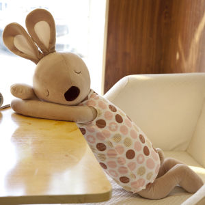 Sleeping Comfort Lying Rabbit Cute Pillow Long Plush Toy Doll Childrens Birthday Gifts Girl