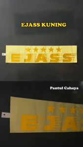 STICKER DEPAN REFLEKTIF JALAN TERUS EJASS 5 BINTANG EXPRESS RESTU IBU LORI 3 TAN TRAILER LORRY