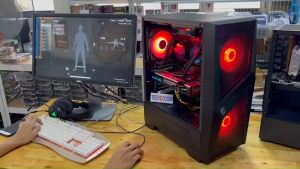 คอมประกอบ48เทรด 2CPU dual cpu INTEL Xeon E5 2697v2 X2 24c/48t. 2.7-3.5ghz Ram ecc 64gb Vga RX 570 8GB Ssd m.2 Nvme 256gb PRELOVED