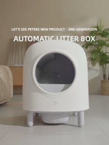 MÁY DỌN VỆ SINH TỰ ĐỘNG CHO MÈO PETREE NHÀ VỆ SINH CHO MÈO PETREE CHÍNH HÃNG DÙNG ĐƯỢC TẤT CẢ CÁC LOẠI CÁT TRÊN THỊ TRƯỜNG MÁY VỆ SINH CHO MÈO KẾT NỐI WIFI APP THÔNG MINH NHÀ VỆ SINH CHO MÈO  CAO CẤP
