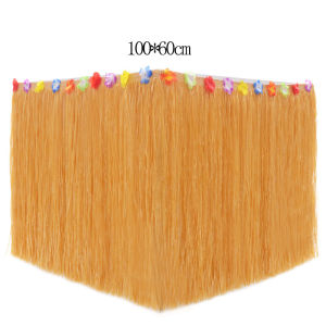 Hawaiian Party Decorations Tropical Luau Grass Table Skirt Luau Party Hula Skirt Tiki Hawaii Themed Summer Beach Birthday Party
