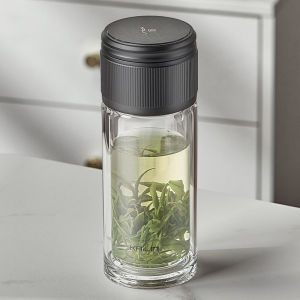 Tea Infuser Cup Water Separation Double-layer Heat-resistant Portable