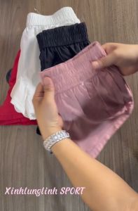 Quần Thể Thao Gym- Yoga cạp cao tôn dáng mẫu hai lớp chất mát mịn