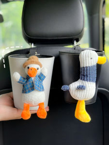 Cute Car Trash Can Hanging Style Vehicle Interior Storage Products Womens Model Car Trash Bag Car Accessories Rear Seat
