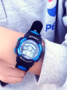 Kids Electronic Watch for Boys Multi-Functional and Durable Waterproof LED Watch for School Student