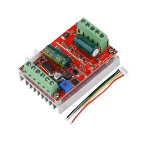 Aideepen | DC 6-60V 400W BLDC Three Phase DC Brushless Motor Controller 12V 24V 48V Dual Capacitors PWM Hall Motor Control Driver Board